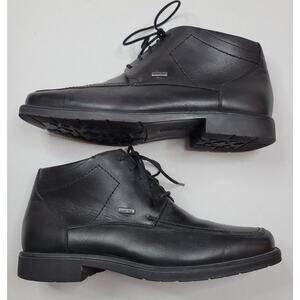 ARA Chukka Boots Black Leather Gore-Tex Square Toe Men's size 8 German 4752